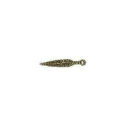 AussieSuperStore Jewellery Making Supplies JF Feather Charms 28mm JF Feather Charms 28mm | Jewellery Making Accessories 9323823088347 JF396